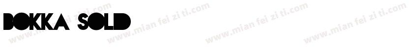 Bokka Solid字体转换